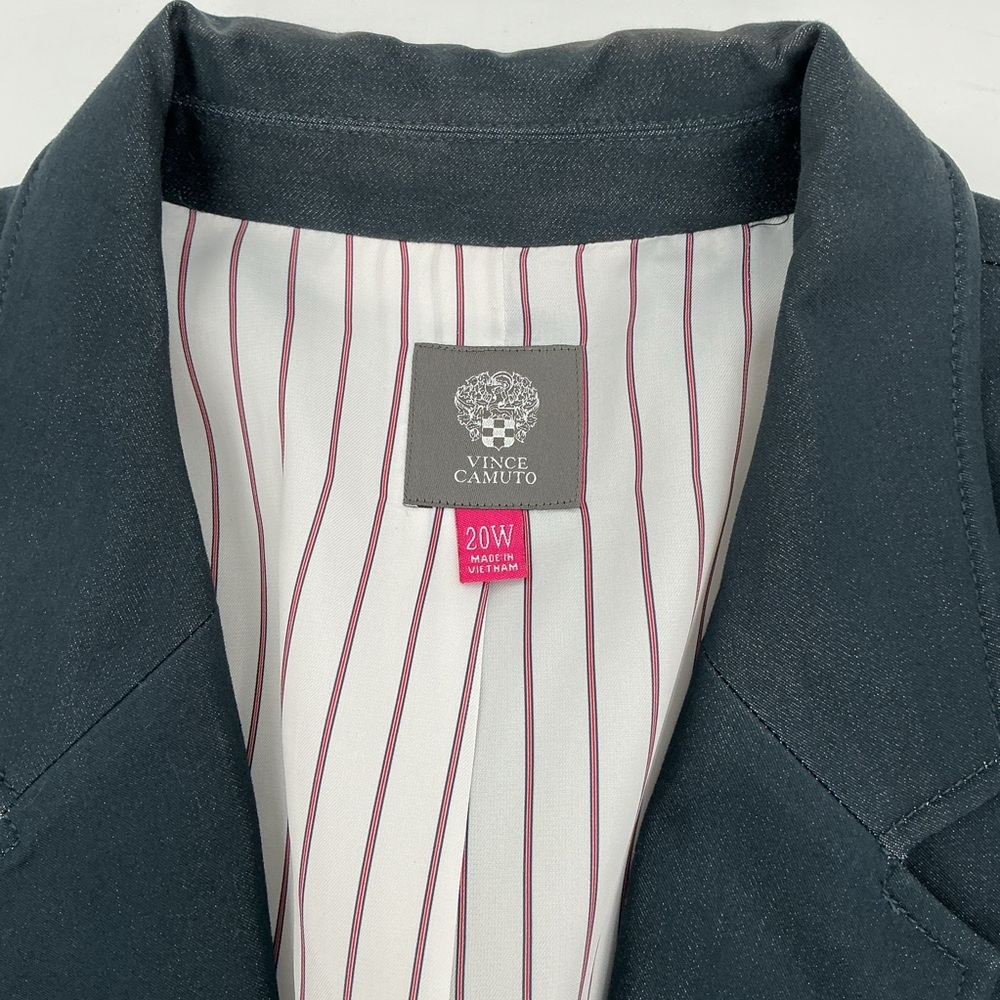 Vince Camuto Navy Blazer with Gold Buttons - Picture 2 of 8